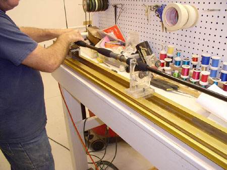 Image of building a custom rod